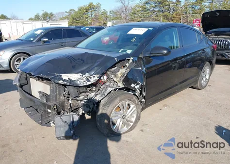 2019 Hyundai Elantra Value Edition из США, поврежденный, VIN KMHD84LF4KU785812